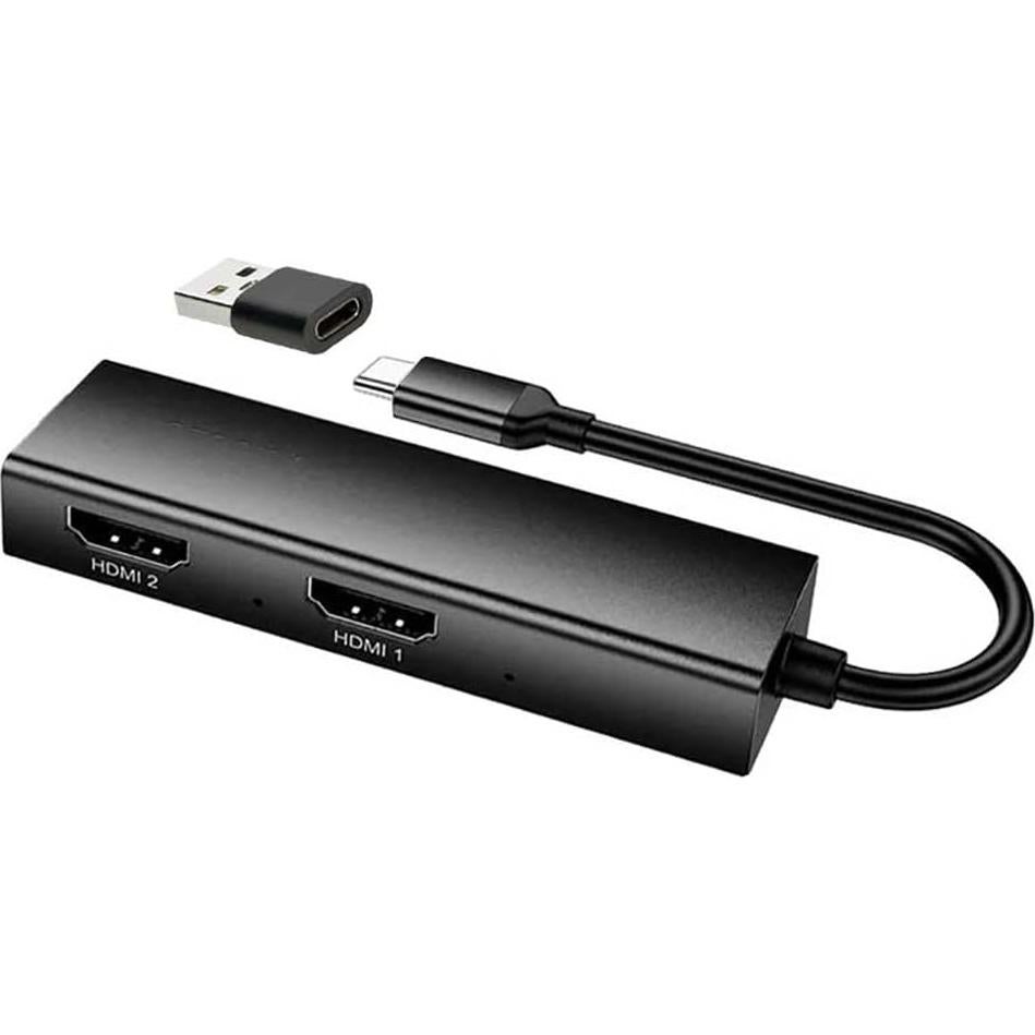 Adaptador Captura HDMI Doble AllAboutAdapters DM314H 4K