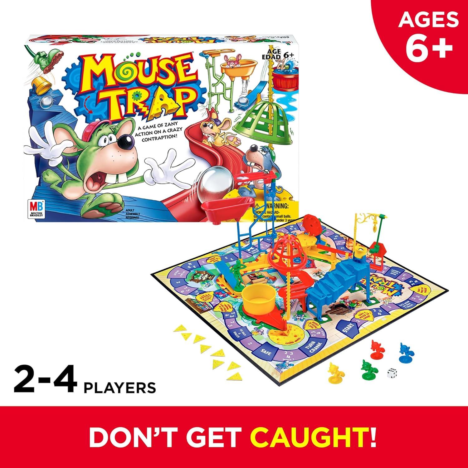 Juego de Mesa Hasbro Mouse Trap para Niños 2-4 Jugadores