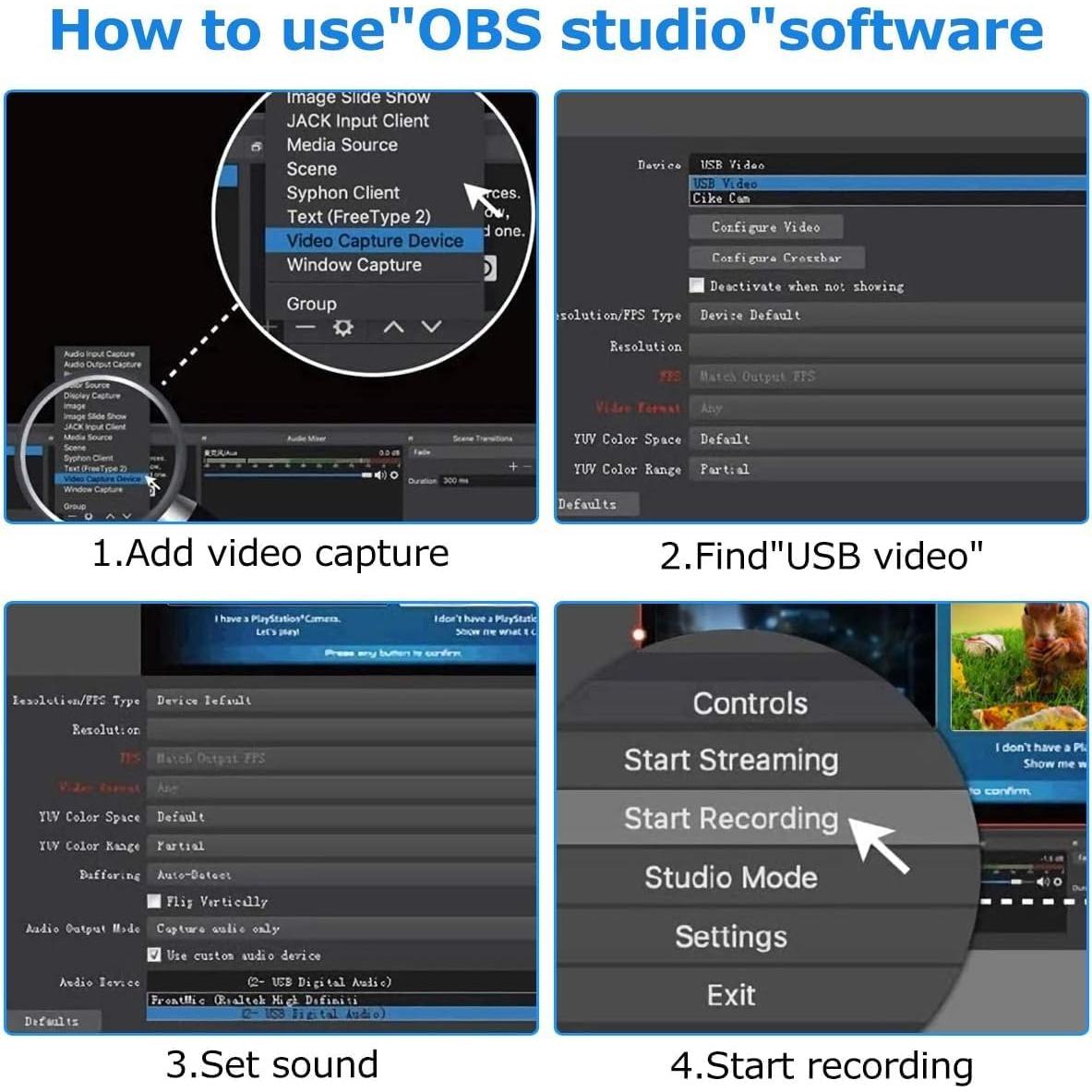 Tarjeta de Captura de Video HDMI EZONEDEAL 1080P 30fps