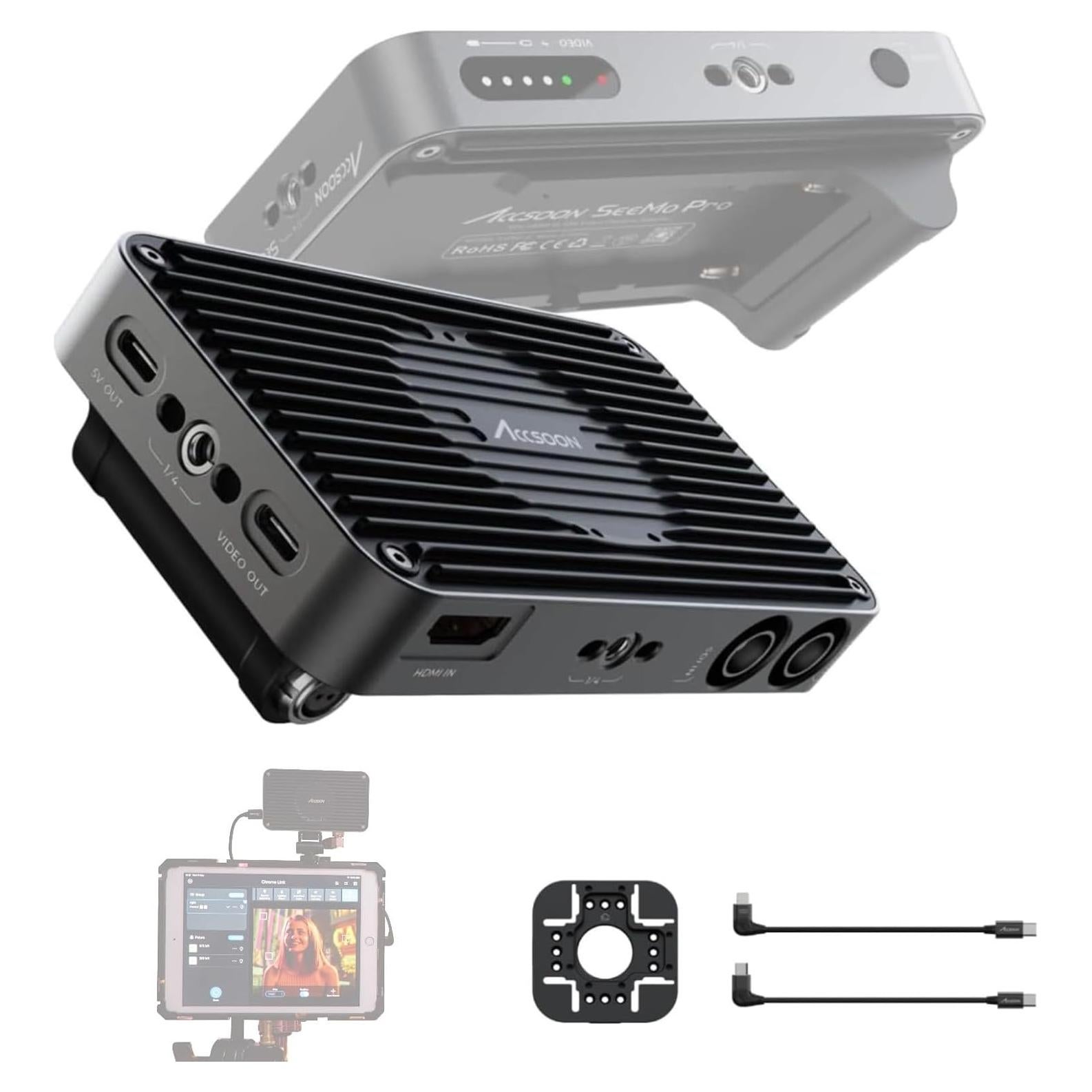 Accsoon SeeMo Pro Adaptador Captura Video 1080P 60FPS iOS