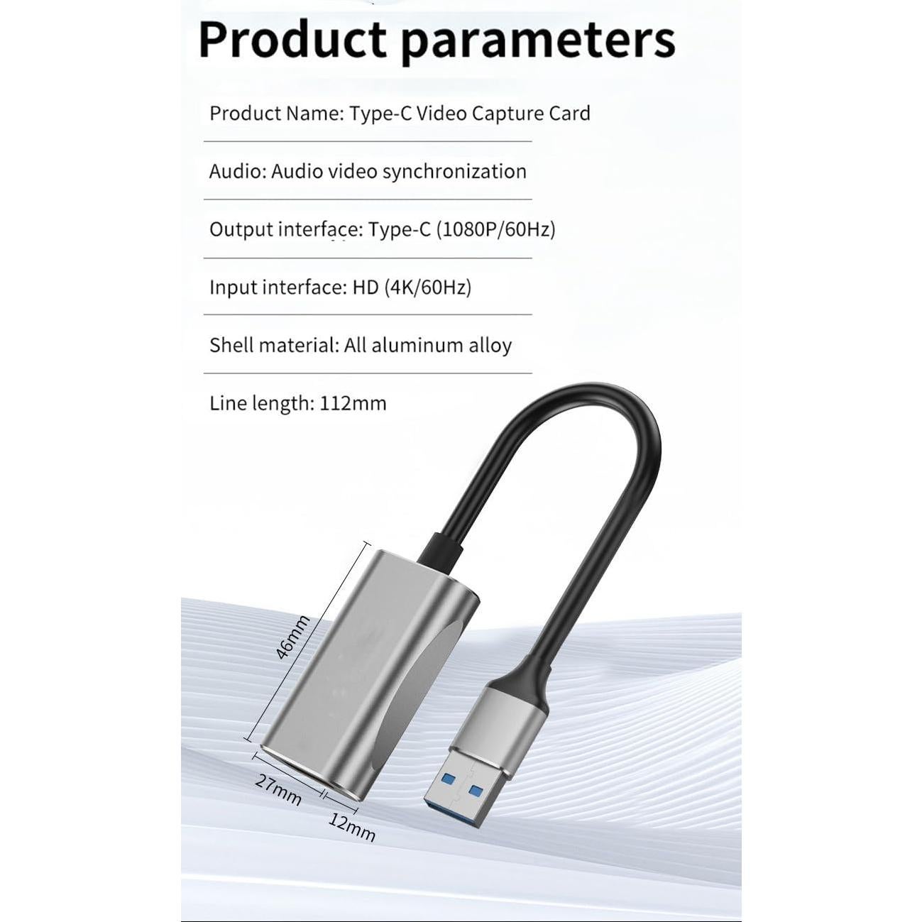 Tarjeta de Captura de Video SkyeySnail HDMI 4K a USB 3.0