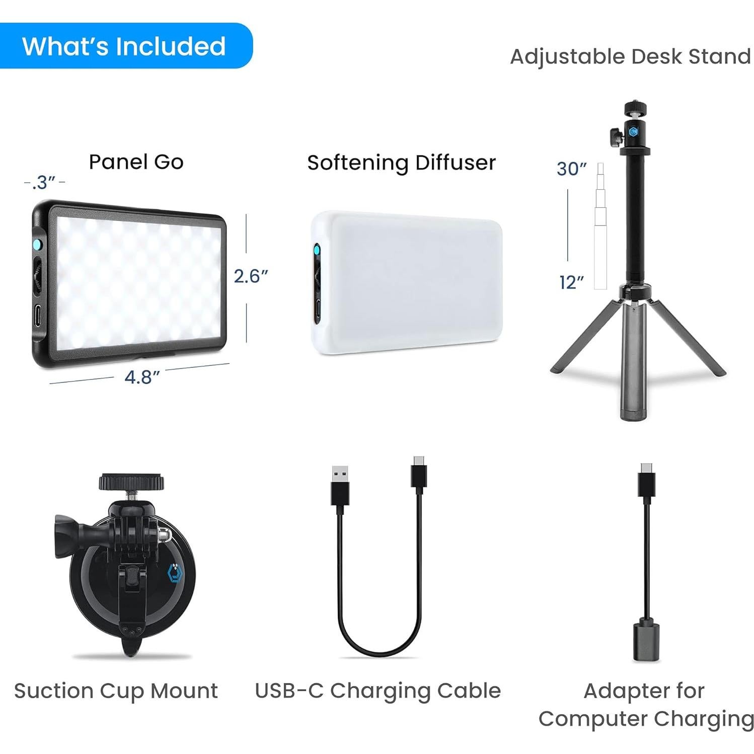 Kit de Iluminación Lume Cube para Videoconferencias y Transmisiones