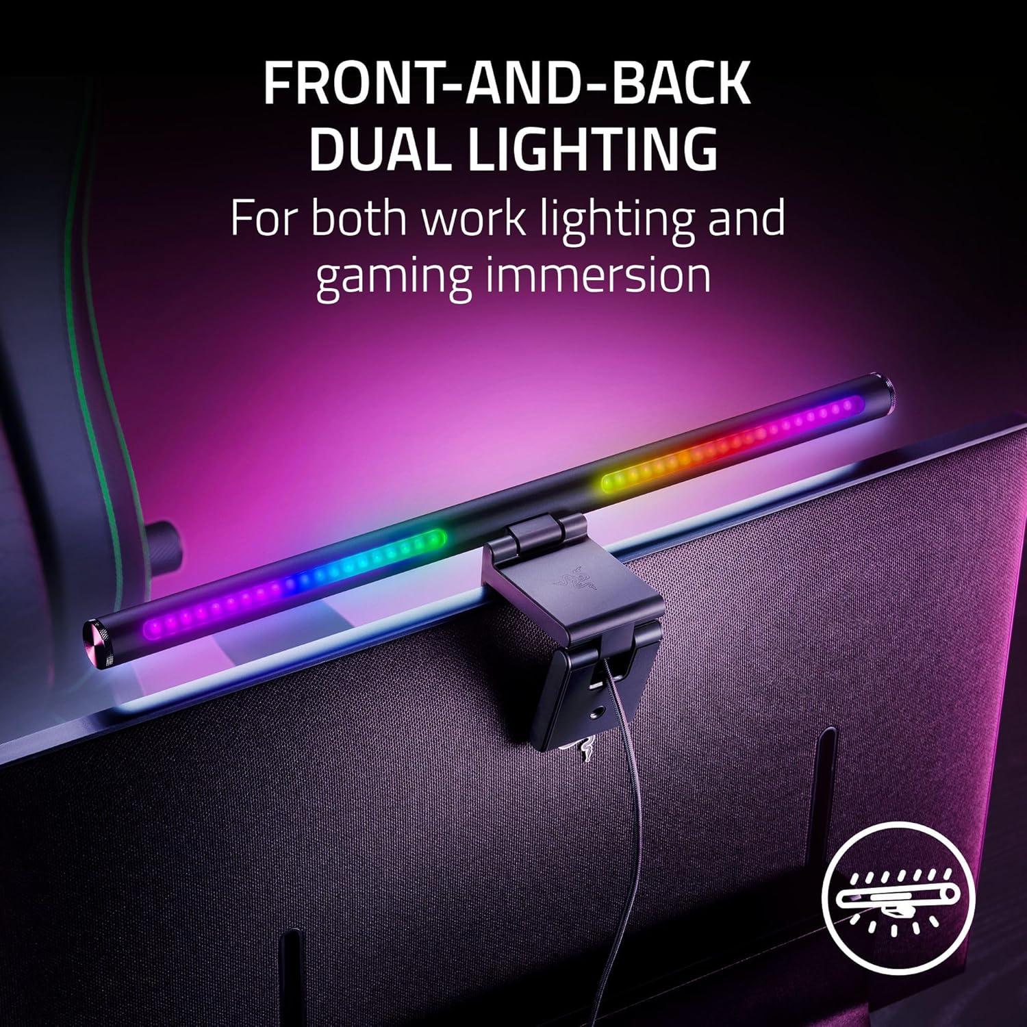 Barra de Luz LED Razer Aether para Monitor - RGB, 1.79 kg