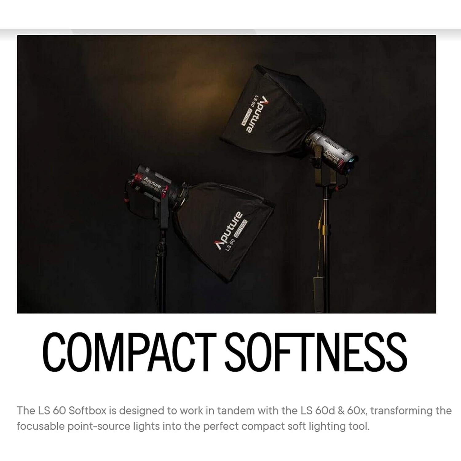 LS 60 Softbox for Aputure LS 60D and Aputure LS 60X Led Video Light LS 60 Softbox