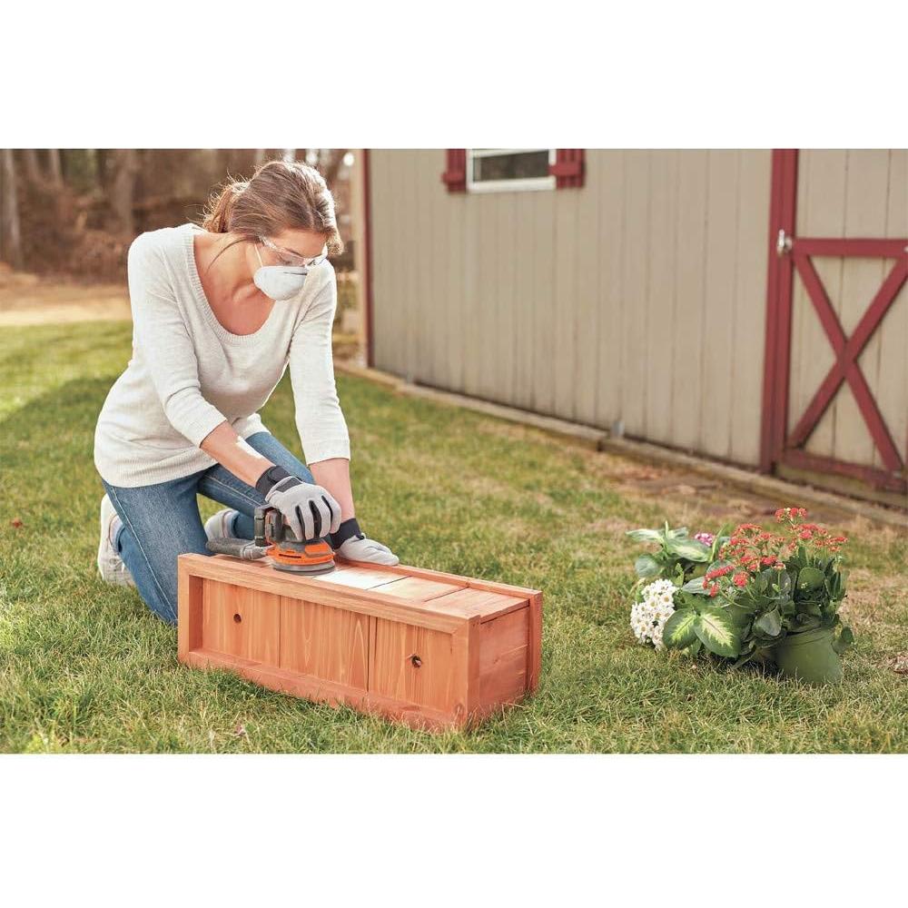 Lijadora Orbital BLACK+DECKER 20V Inalámbrica 12000 OPM