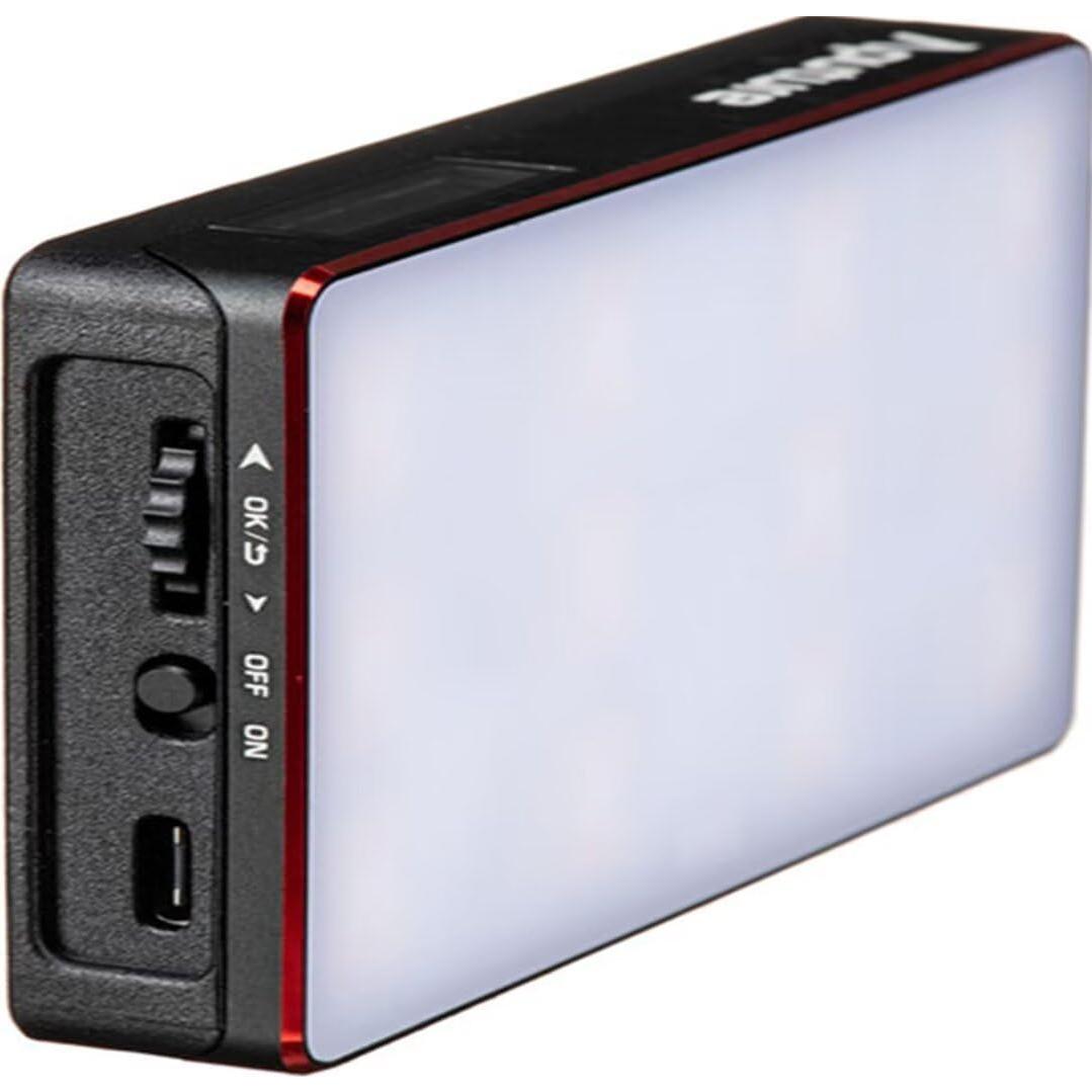 Amaran MC RGBWW LED On Camera Light Portable Photography Light TLCI/CRI 96+ RGB 0-360 Full Color 3200-6500K Adjustable 0-100% Stepless Dimming with Magnet Adsorption Function,Wireless Charging