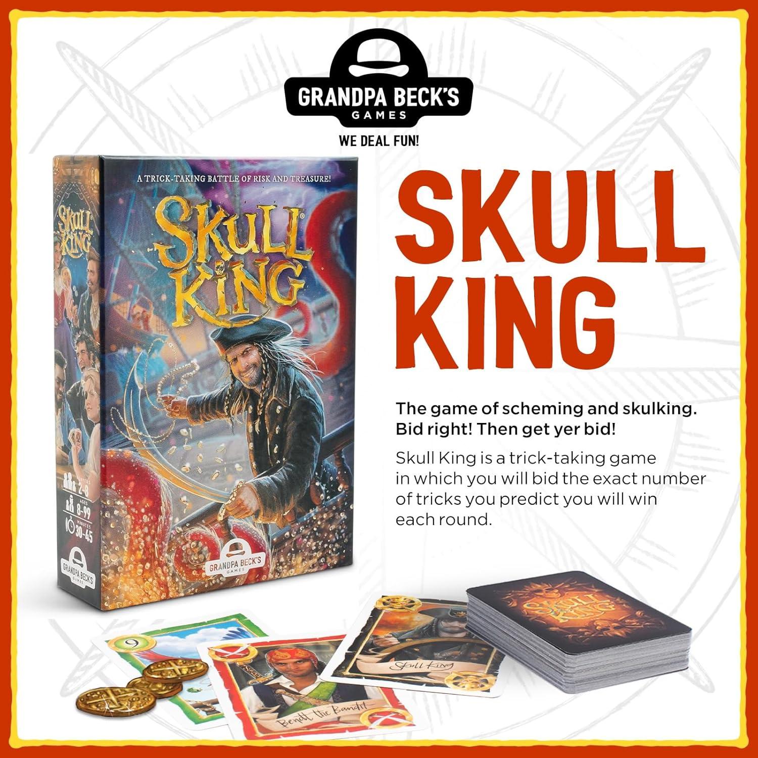 Juego de cartas Skull King Grandpa Beck - 2-8 jugadores