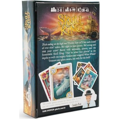 Juego de cartas Skull King Grandpa Beck - 2-8 jugadores
