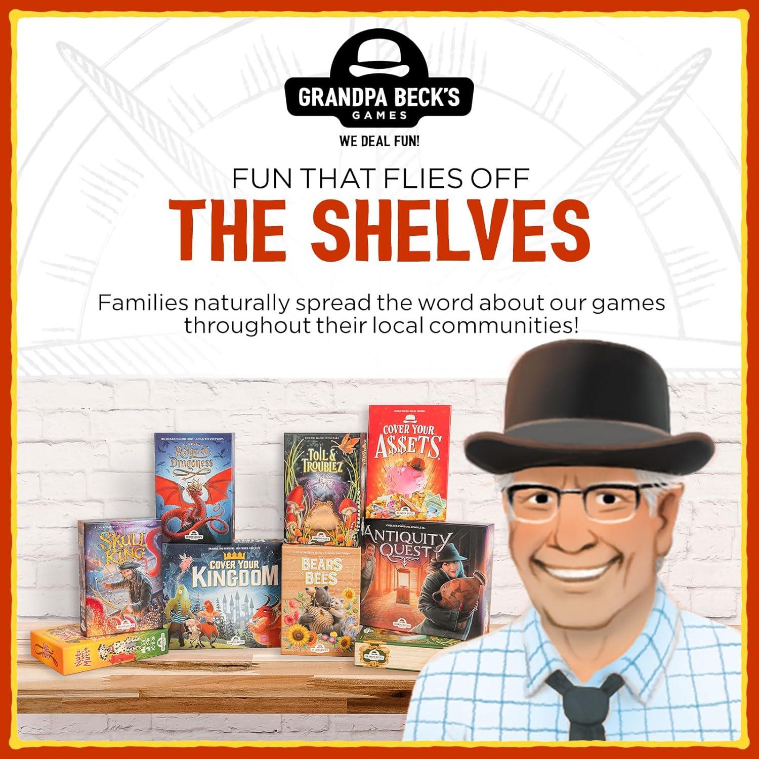 Juego de cartas Skull King Grandpa Beck - 2-8 jugadores