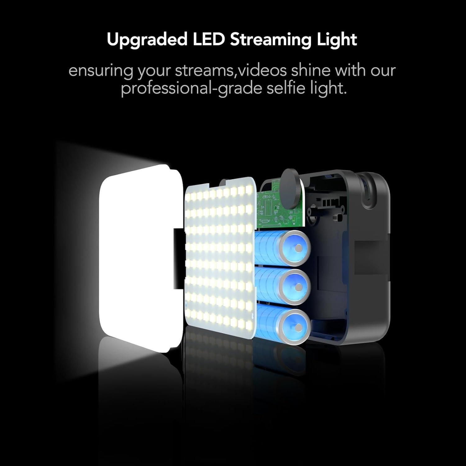 Luz de Streaming LED NearStream SL10B con Brillo Ajustable