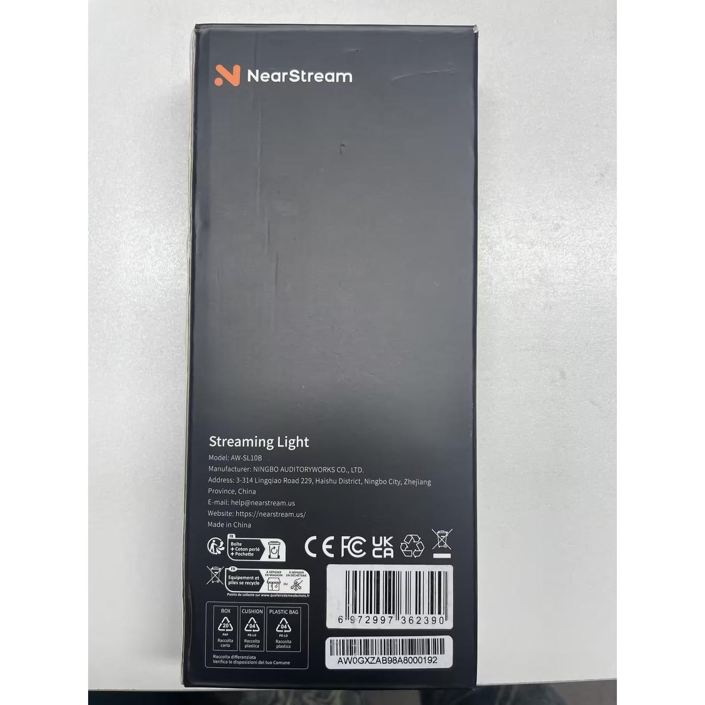 Luz de Streaming LED NearStream SL10B con Brillo Ajustable