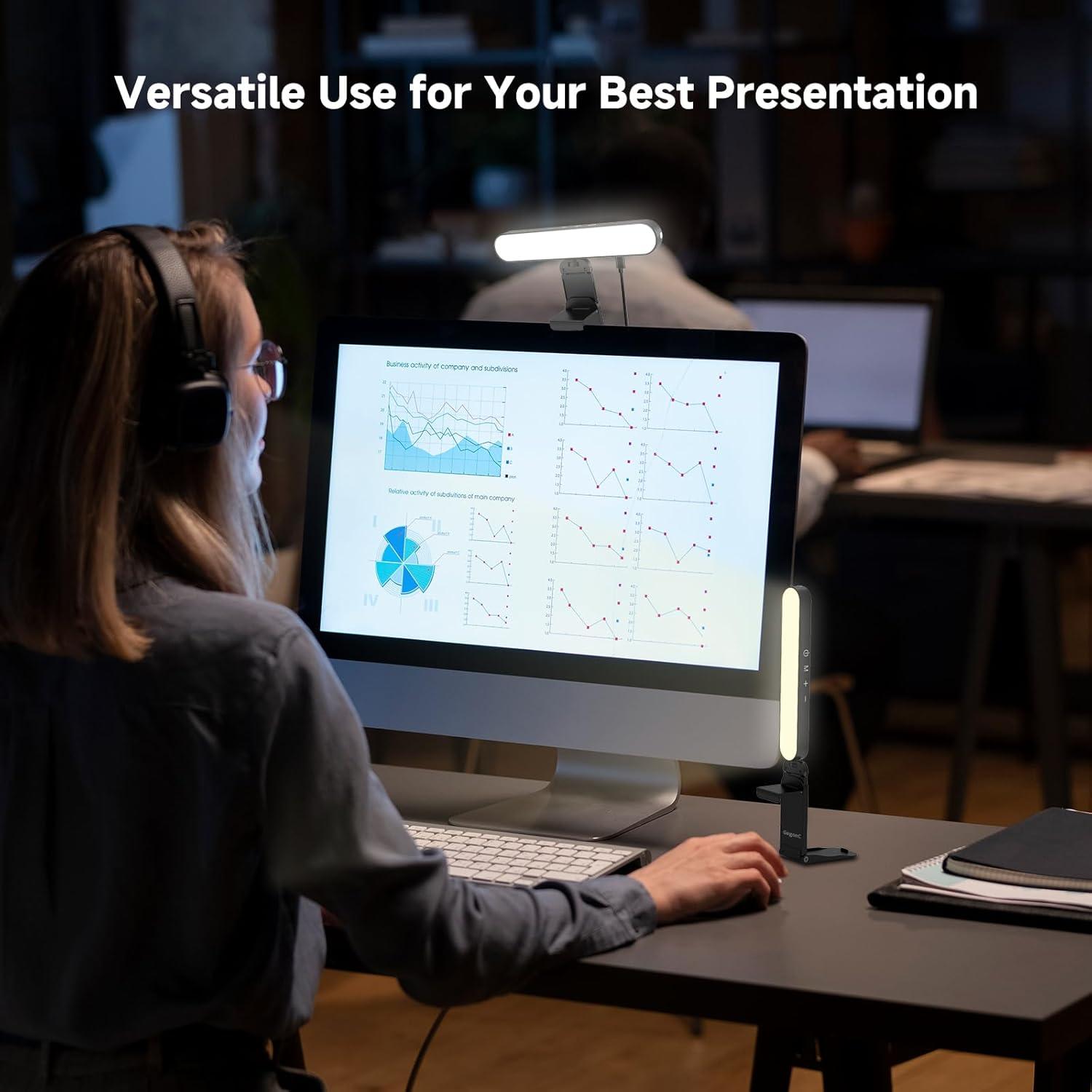 Kit de Iluminación LED Doble para Videoconferencias GegonC