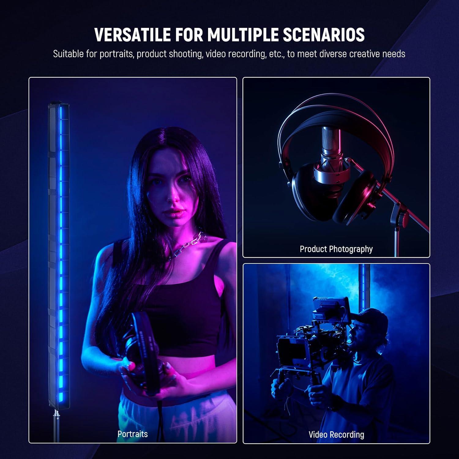 Kit de Difusor de Luz LED NEEWER para TL120C RGB 126x5x7 cm