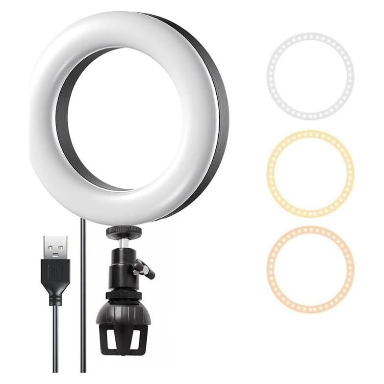 Kit de Iluminación LED HuaerHui para Videoconferencias 15.8cm