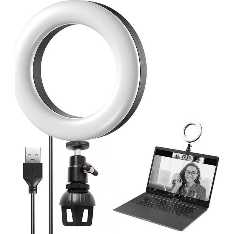 Kit de Iluminación LED HuaerHui para Videoconferencias 15.8cm