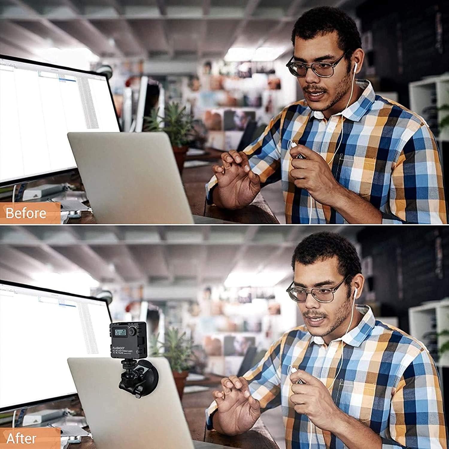 Kit de Iluminación LED para Videoconferencias FLASHOOT CL-36