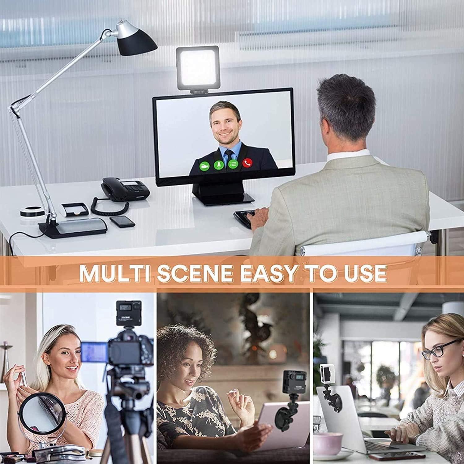 Kit de Iluminación LED para Videoconferencias FLASHOOT CL-36