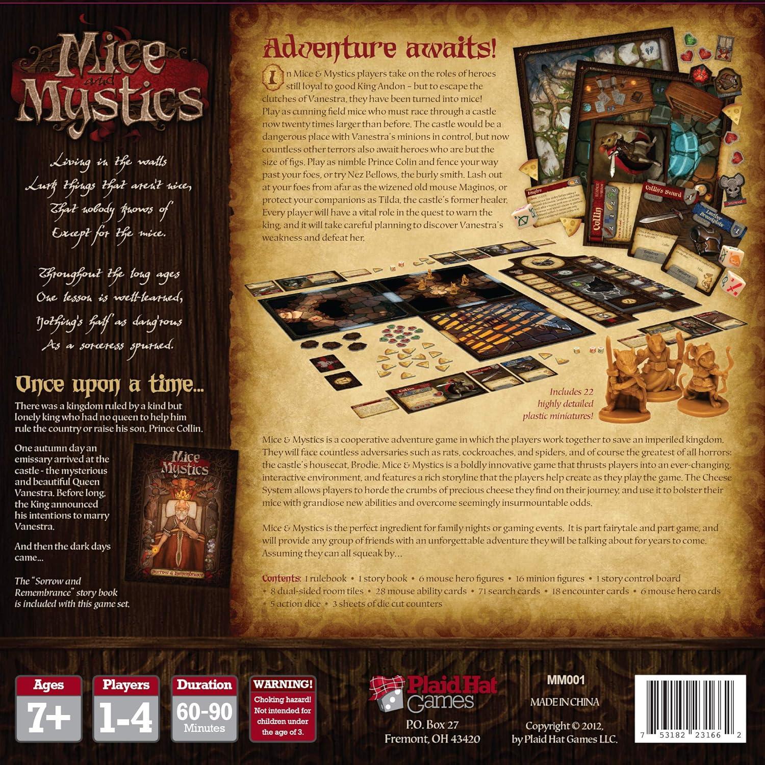 Juego de Mesa Mice & Mystics Plaid Hat Games 2-4 Jugadores