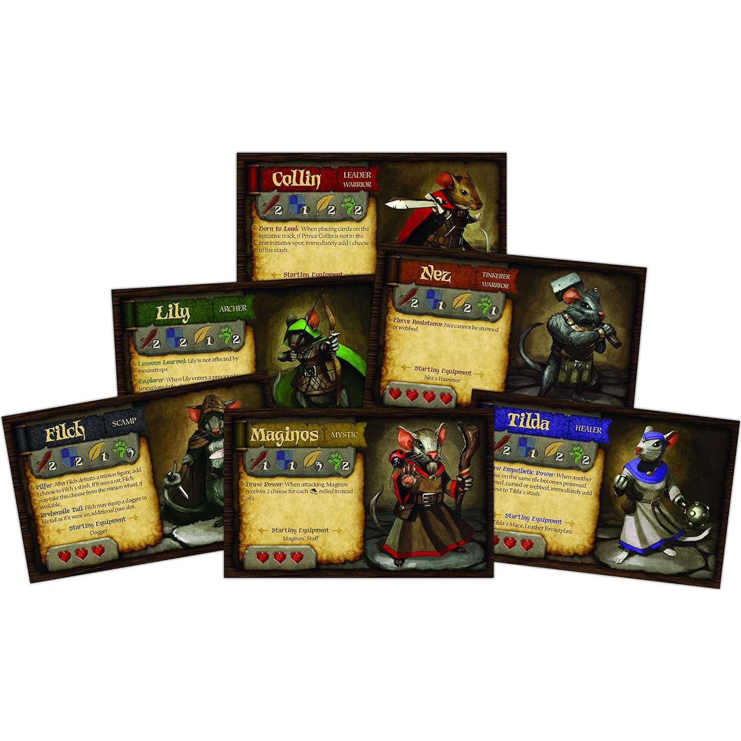 Juego de Mesa Mice & Mystics Plaid Hat Games 2-4 Jugadores