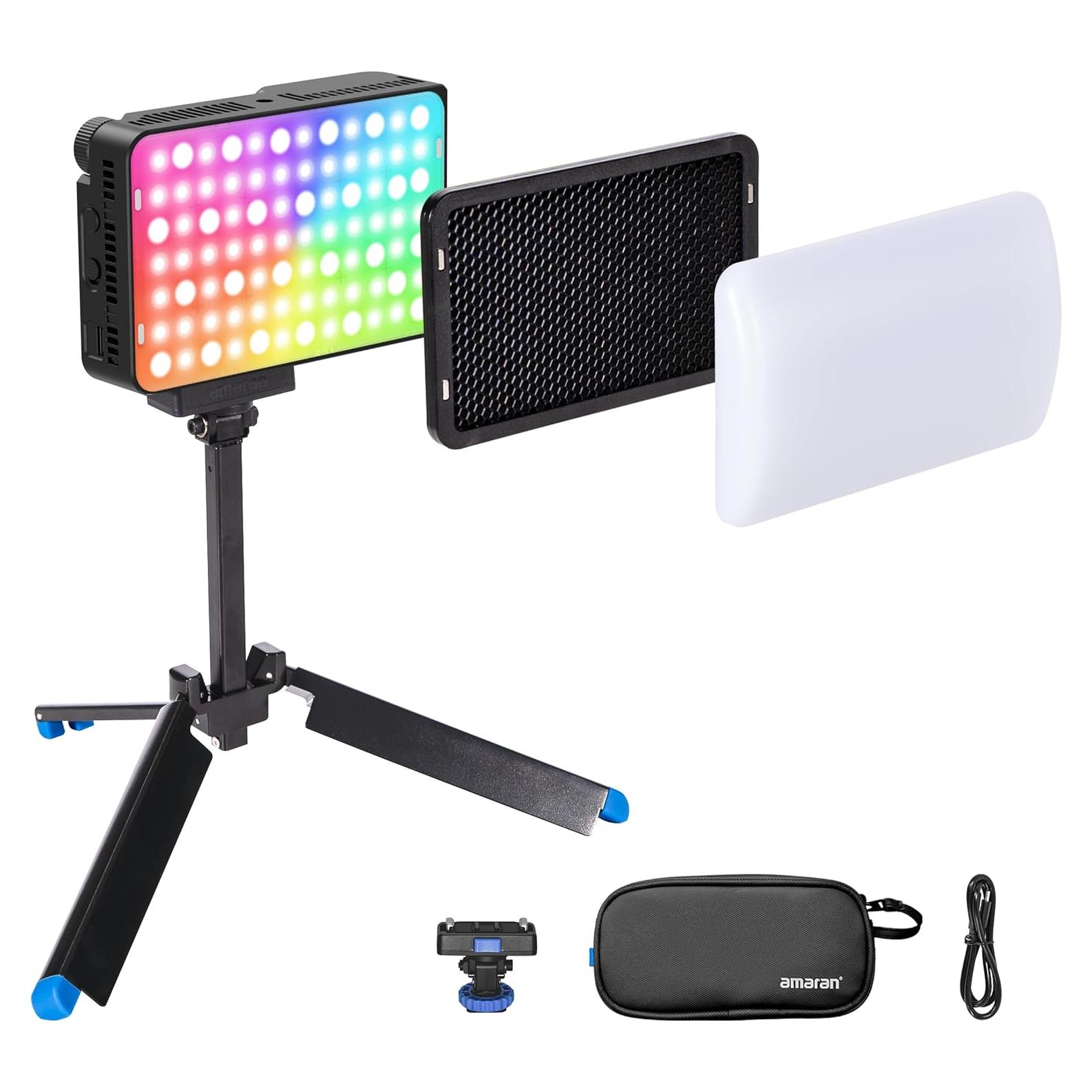 Kit Amaran Ace 25c Luz LED RGBWW Portátil 32W Batería 4500mAh