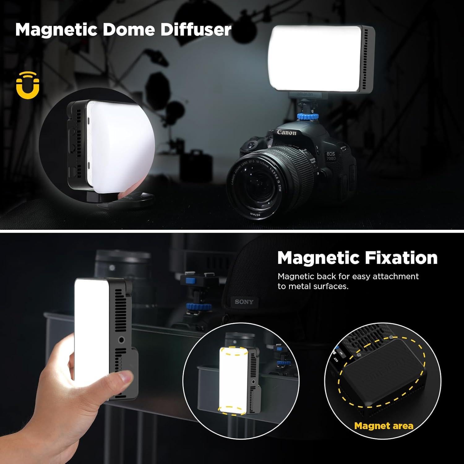 Kit Amaran Ace 25c Luz LED RGBWW Portátil 32W Batería 4500mAh