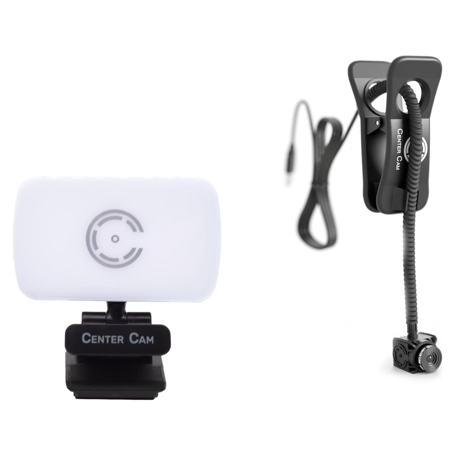 Webcam HD 1080p CC CENTER CAM con luz LED y estuche