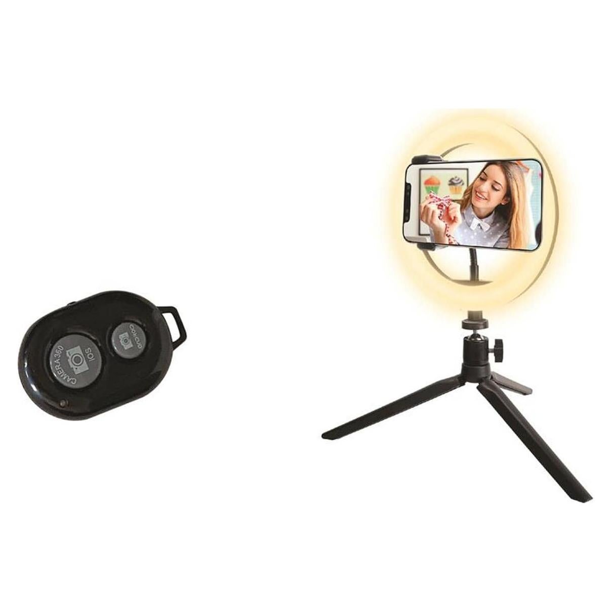 Kit de Iluminación LED Vivitar 20.32 cm para Vloggers