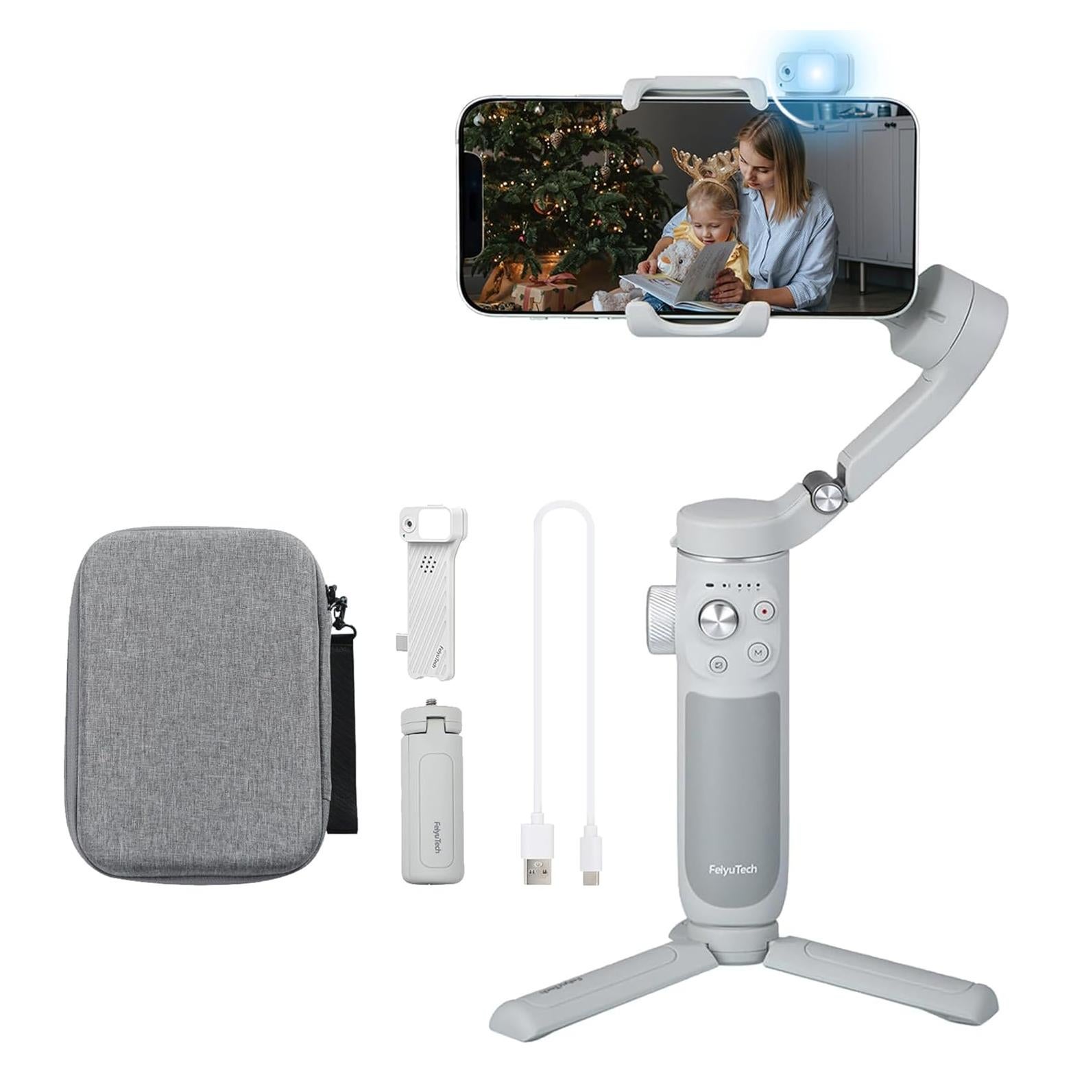 Gimbal Estabilizador FeiyuTech VB 4SE con Módulo de Luz