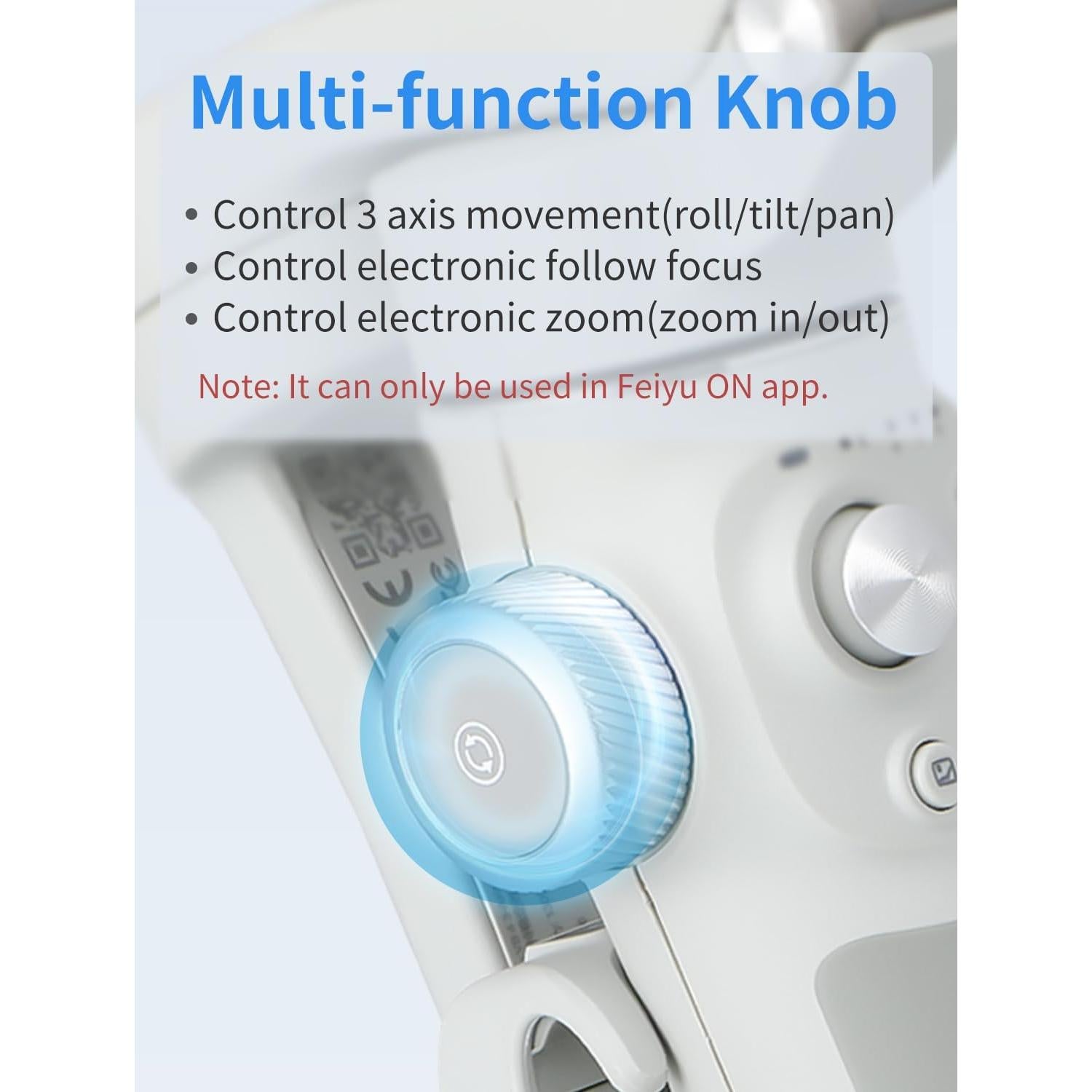 Gimbal Estabilizador FeiyuTech VB 4SE con Módulo de Luz