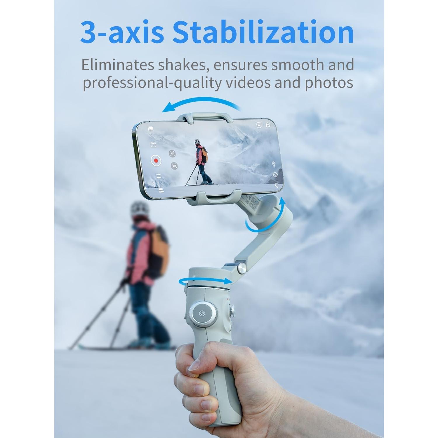 Gimbal Estabilizador FeiyuTech VB 4SE con Módulo de Luz