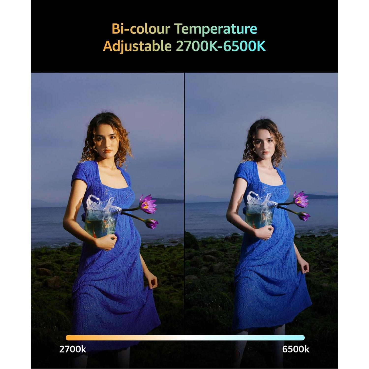 Kit de Luz LED Bi-Color Amaran Ace 25x 32W con Accesorios