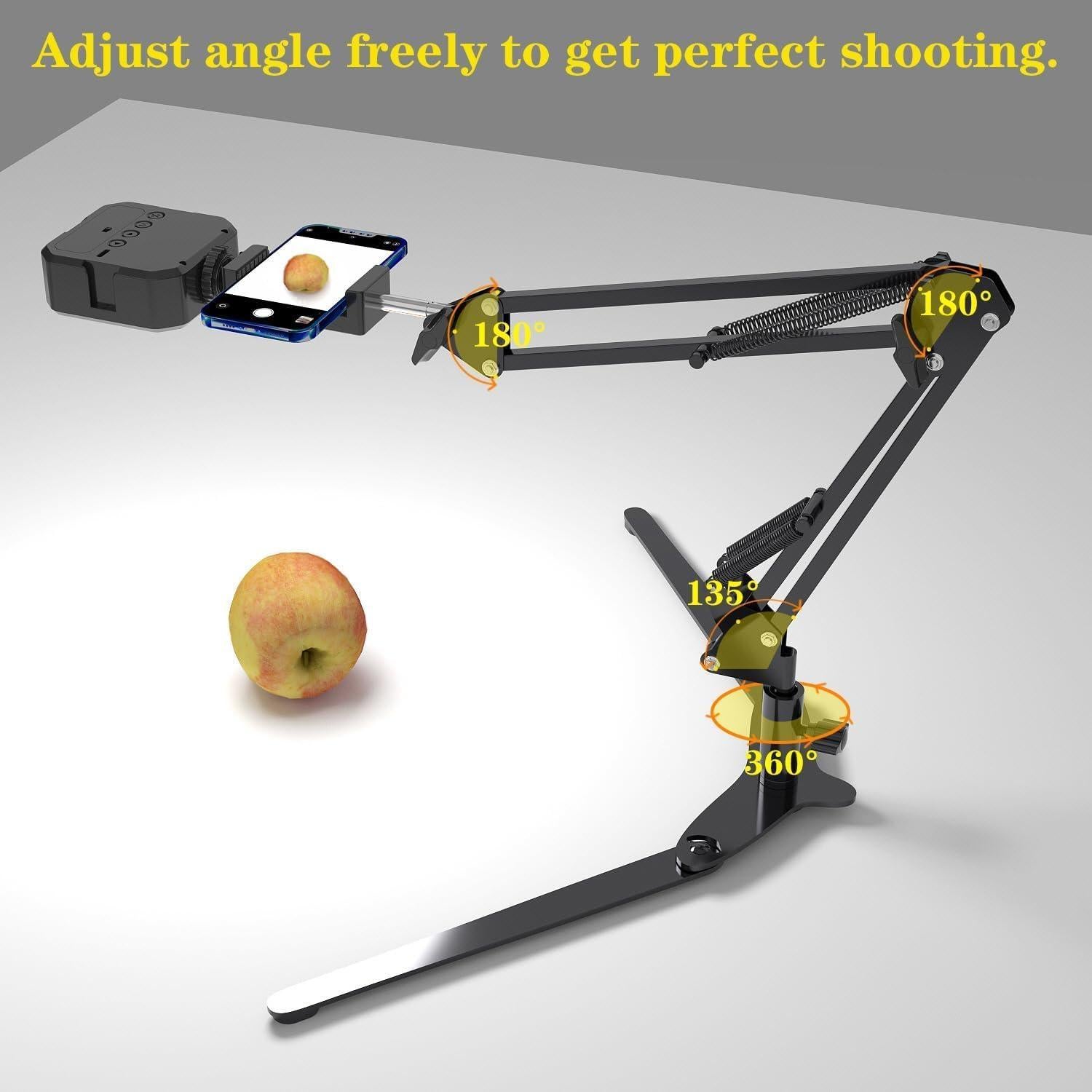 Soporte de Teléfono con Luz LED MLSAC MC-01 Ajustable