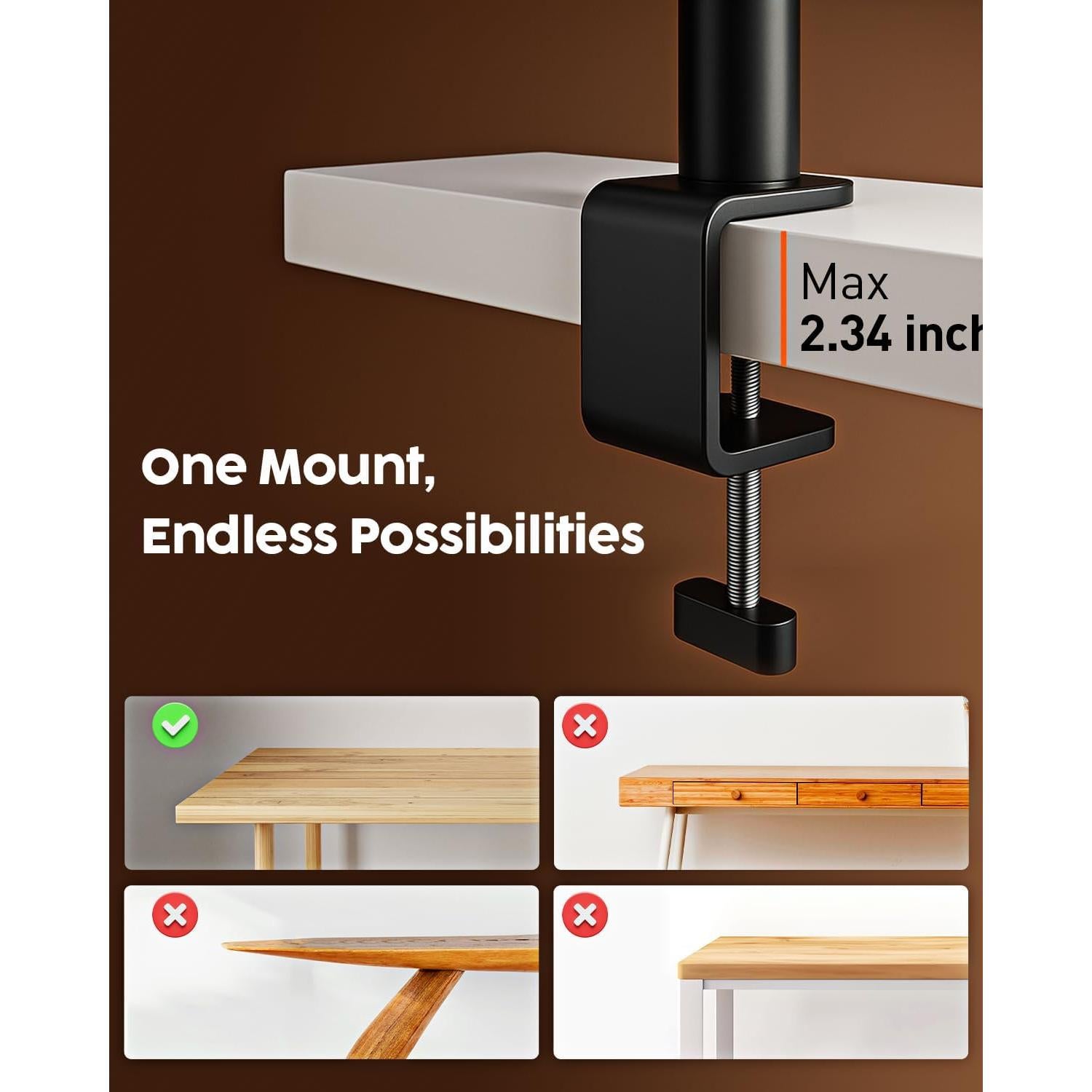 Soporte de teléfono con anillo de luz LED Vimose 10"