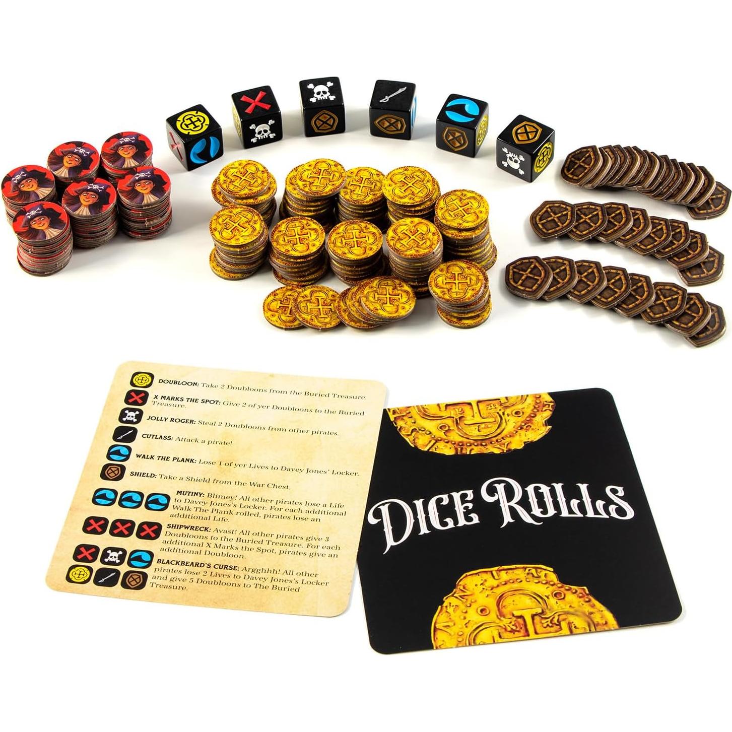 Juego de Dados de Botín Messy Table Games 2-6 Jugadores