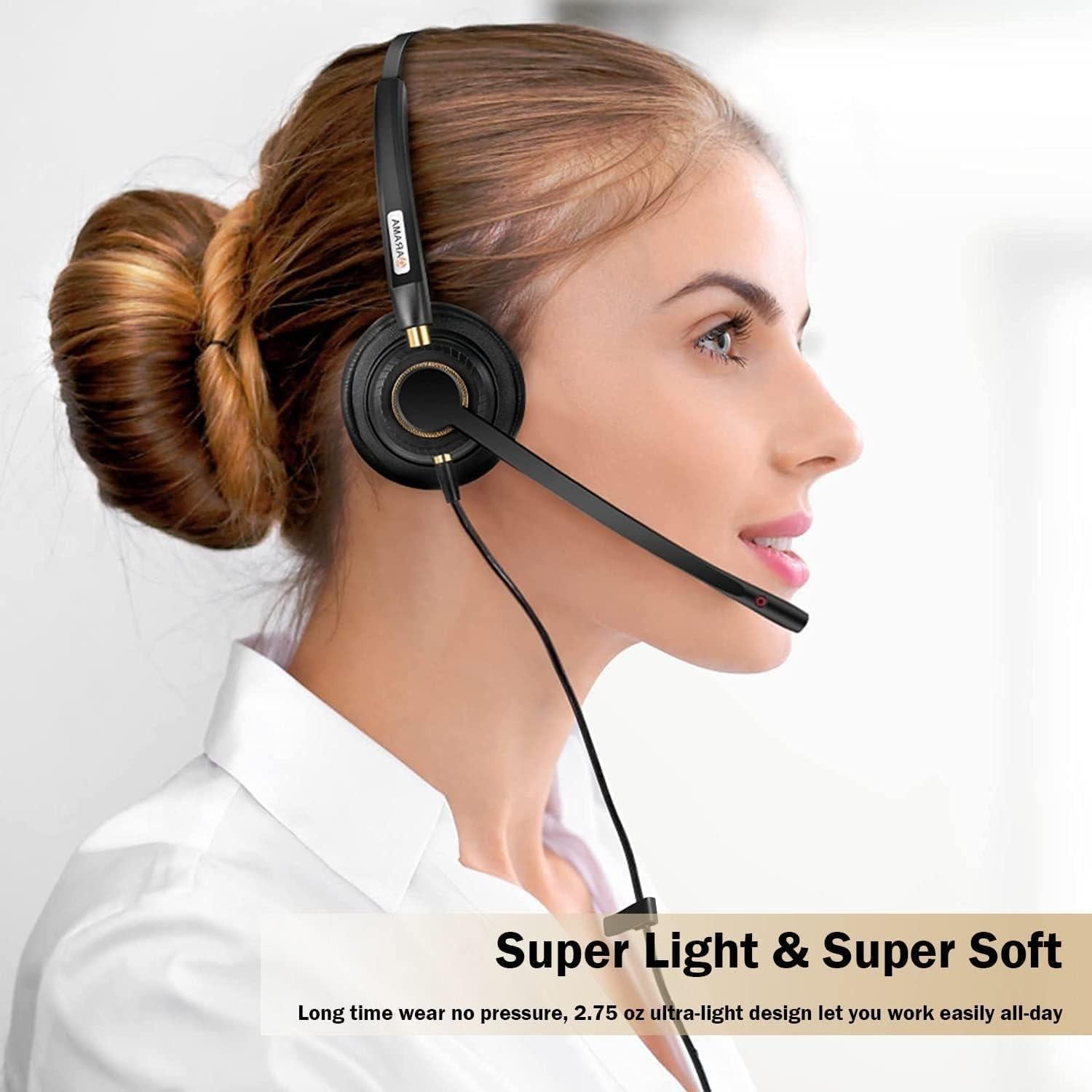 Auricular USB Arama A800 con micrófono cancelación ruido