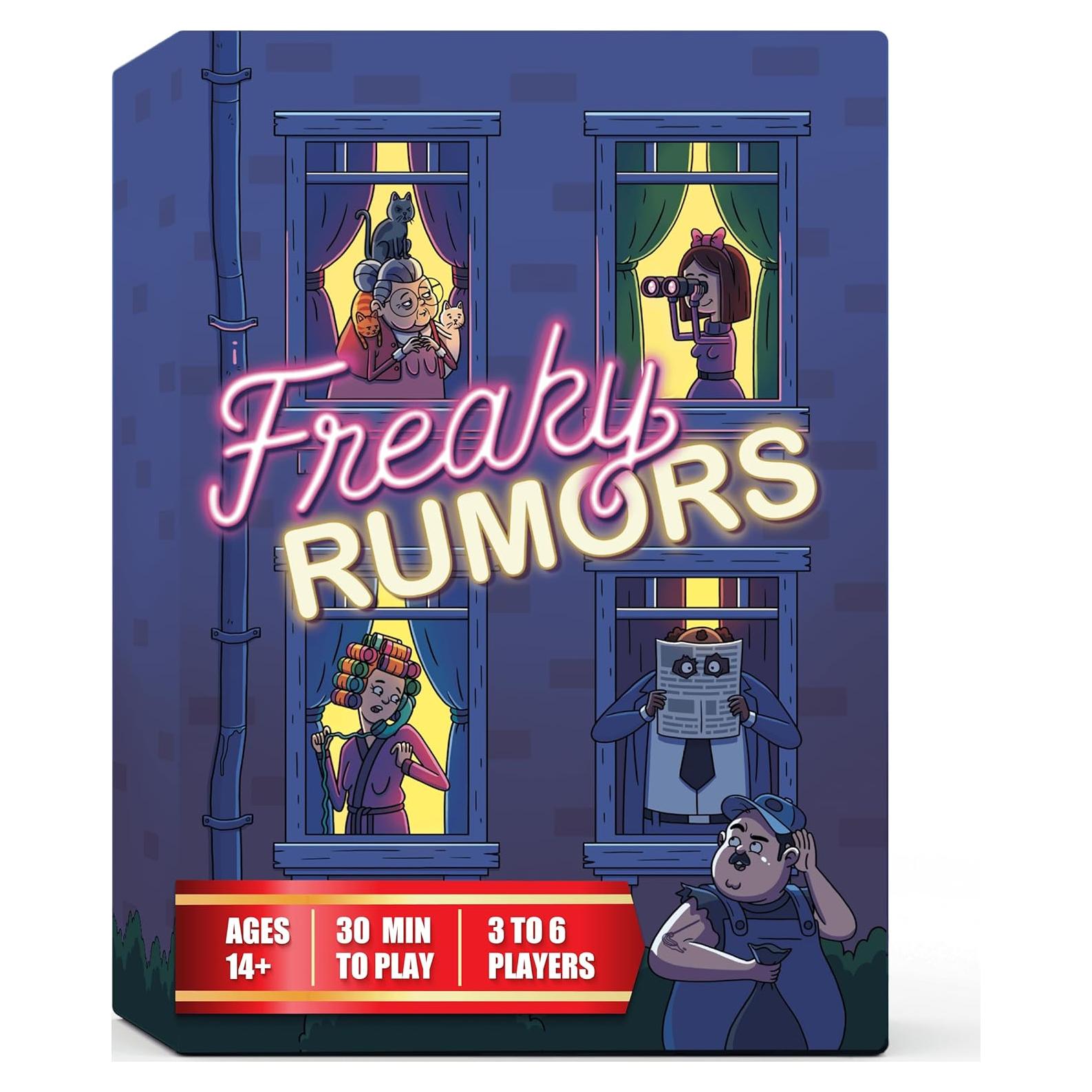 Juego de Cartas Freaky Rumors - 3 a 6 Jugadores, 200 Cartas