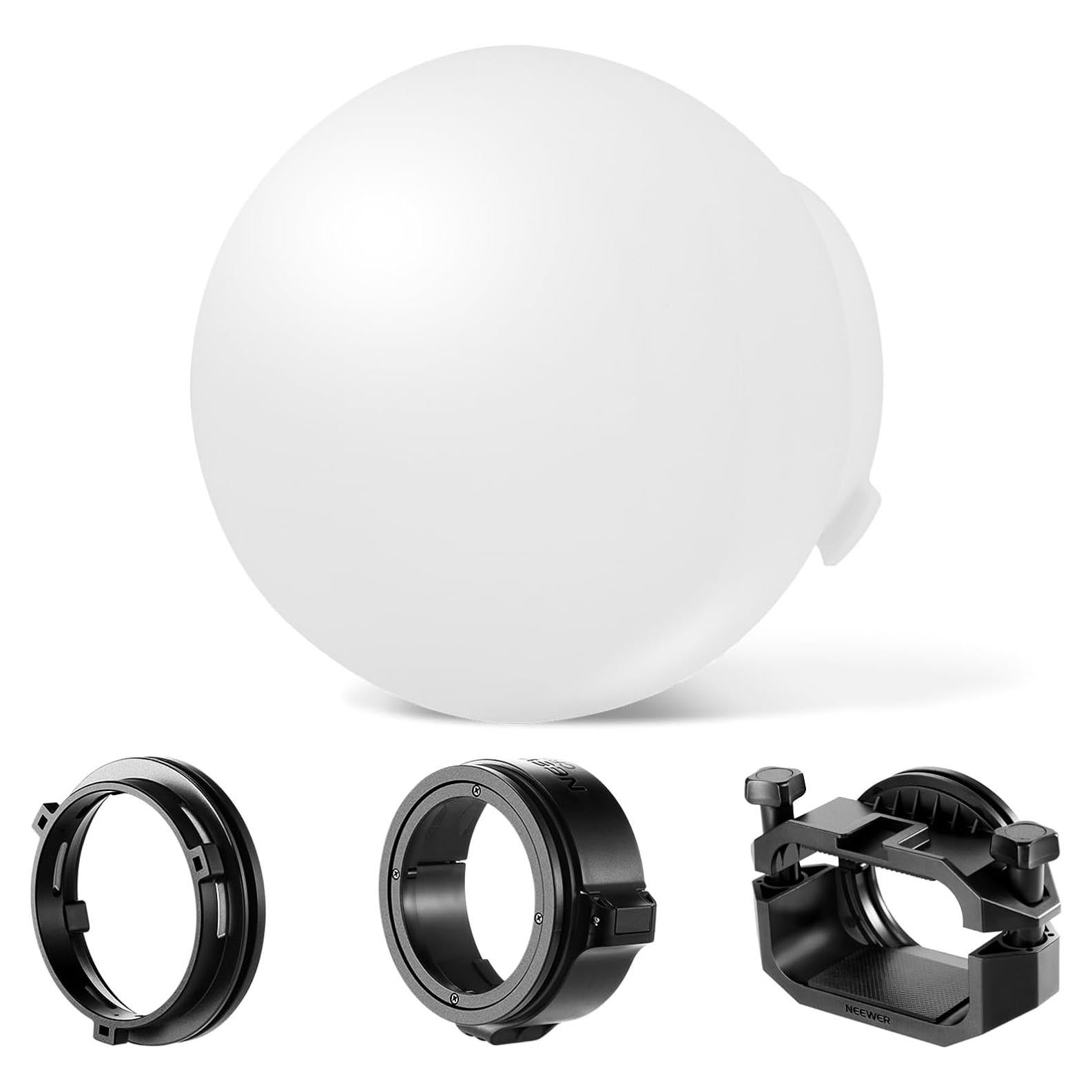 Domo de Difusión Softbox NEEWER CRS6 con 3 Anillos Adaptadores