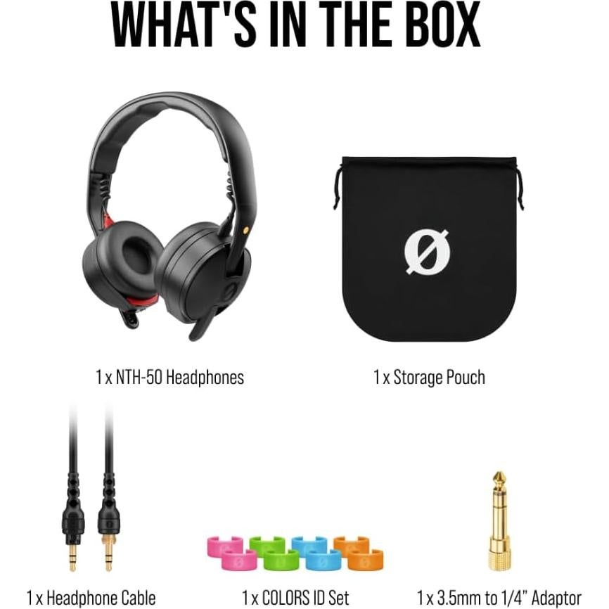 Auriculares RØDE NTH-50 profesionales sobre la oreja - Negro