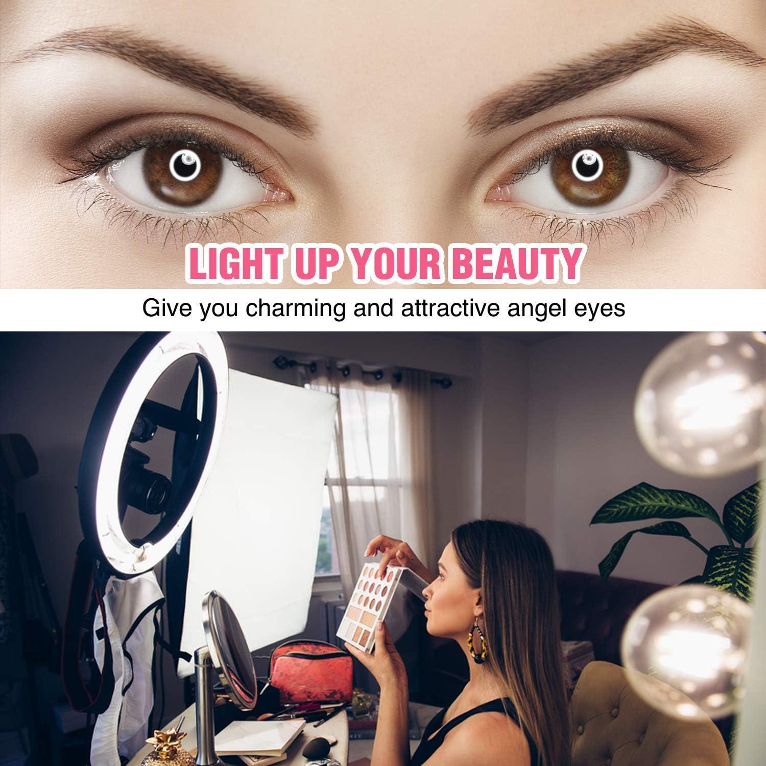 Ring Light 18 Inch LED Ringlight Kit with 73 inch Tripod Stand with Phone Holder Adjustable 3200-6000k Color Temperature Circle MUA Lighting for Camera for Vlog, Makeup,Youtobe, Video Shooting, Selfie