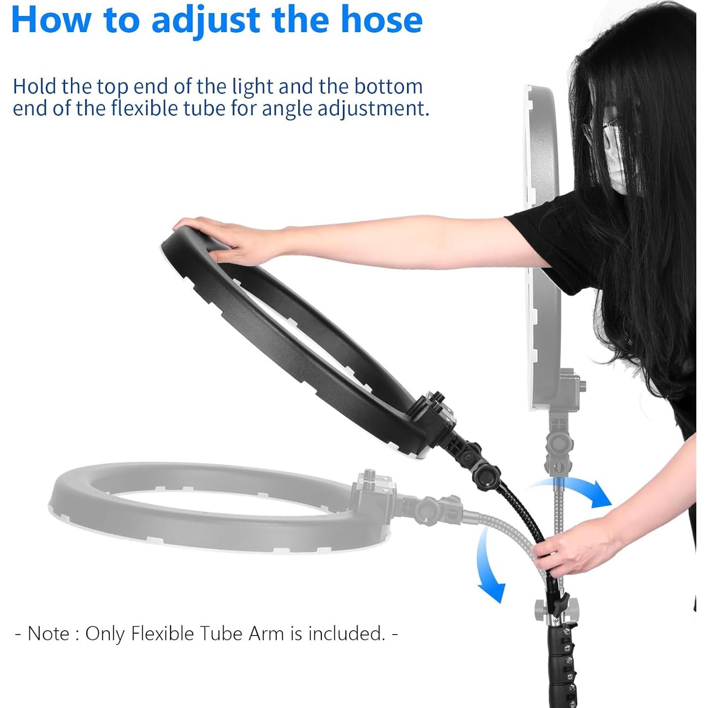 Brazo Flexible de Metal Neewer 25cm para Luces de Video