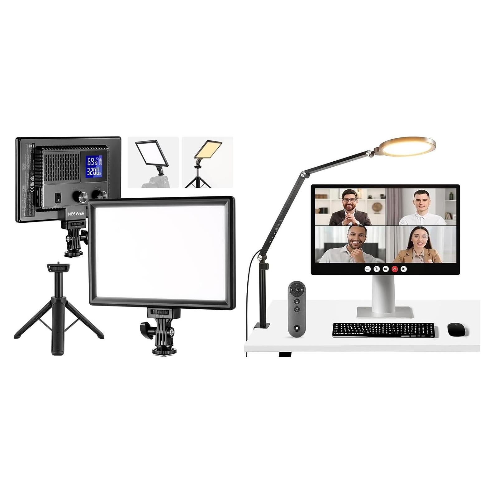 Panel de Luz LED Neewer NL-116AI 9" Dimmable para Video