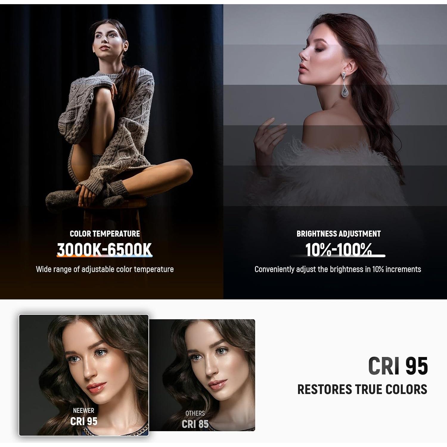 Panel de Luz LED Neewer NL-116AI 9" Dimmable para Video