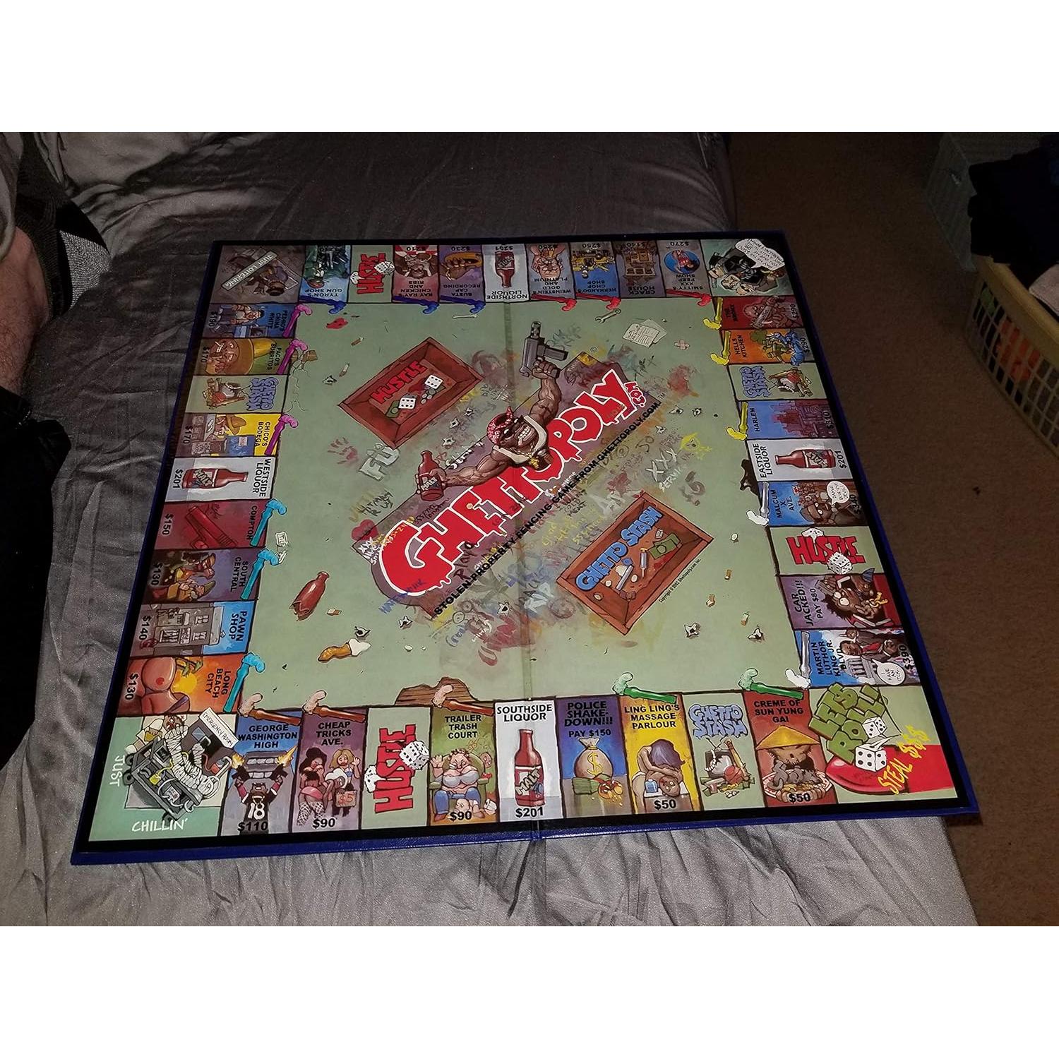 Juego de mesa Ghettopoly para 4 jugadores - 0.78 kg