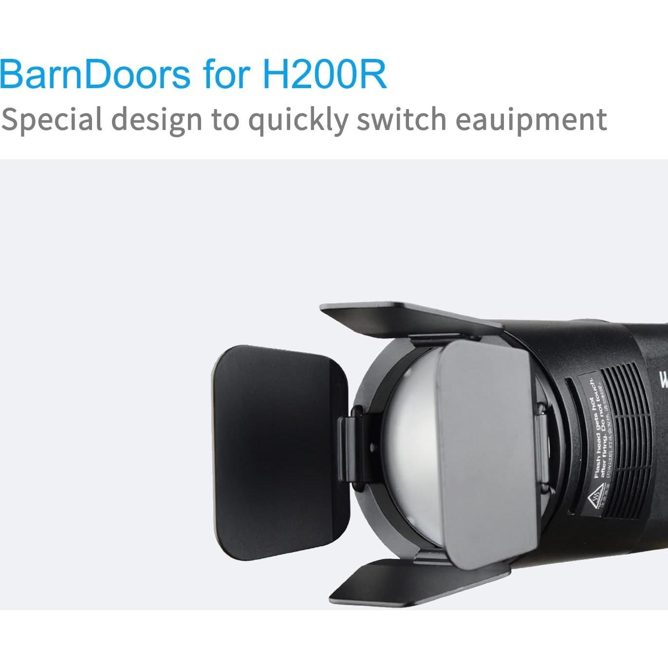 Godox AK-R1 Accessories Kit for Godox H200R Ring Flash Head Godox AD100PRO / AD200 / AD200Pro / Godox V1 / Godox V1 Pro Round Head Flash Accessories Easy to Use