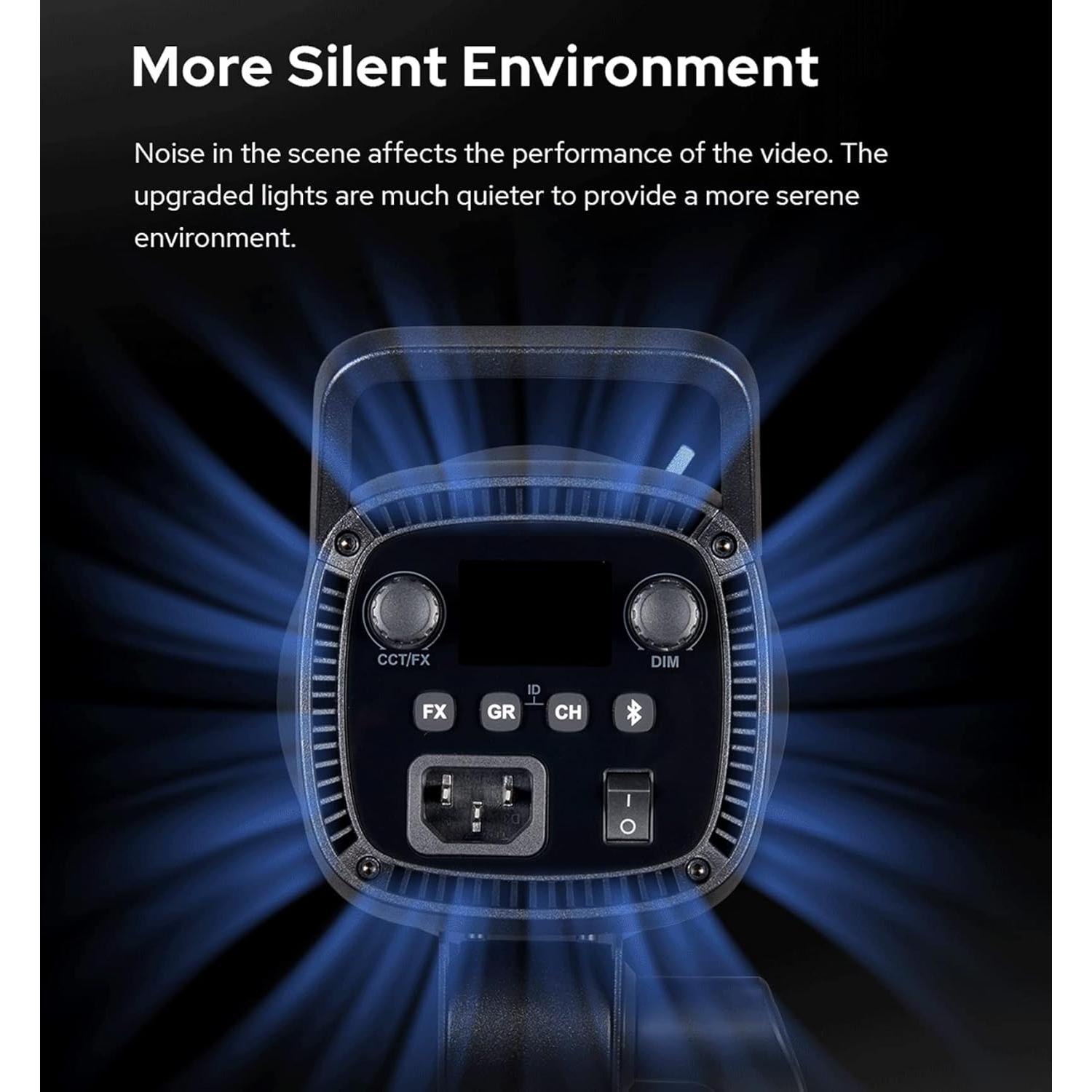 Godox SL60IID Luz de Video LED 15.8kg, CRI96+, TLCI97+, Control APP