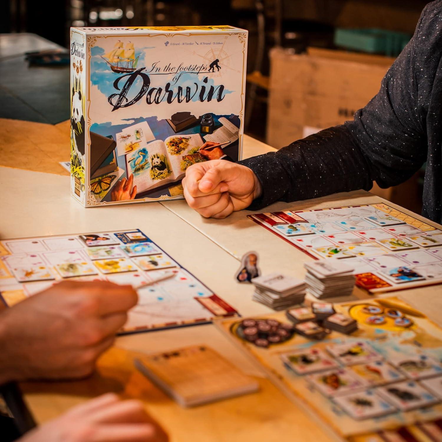 Juego de mesa En los pasos de Darwin Hachette 2-5 jugadores