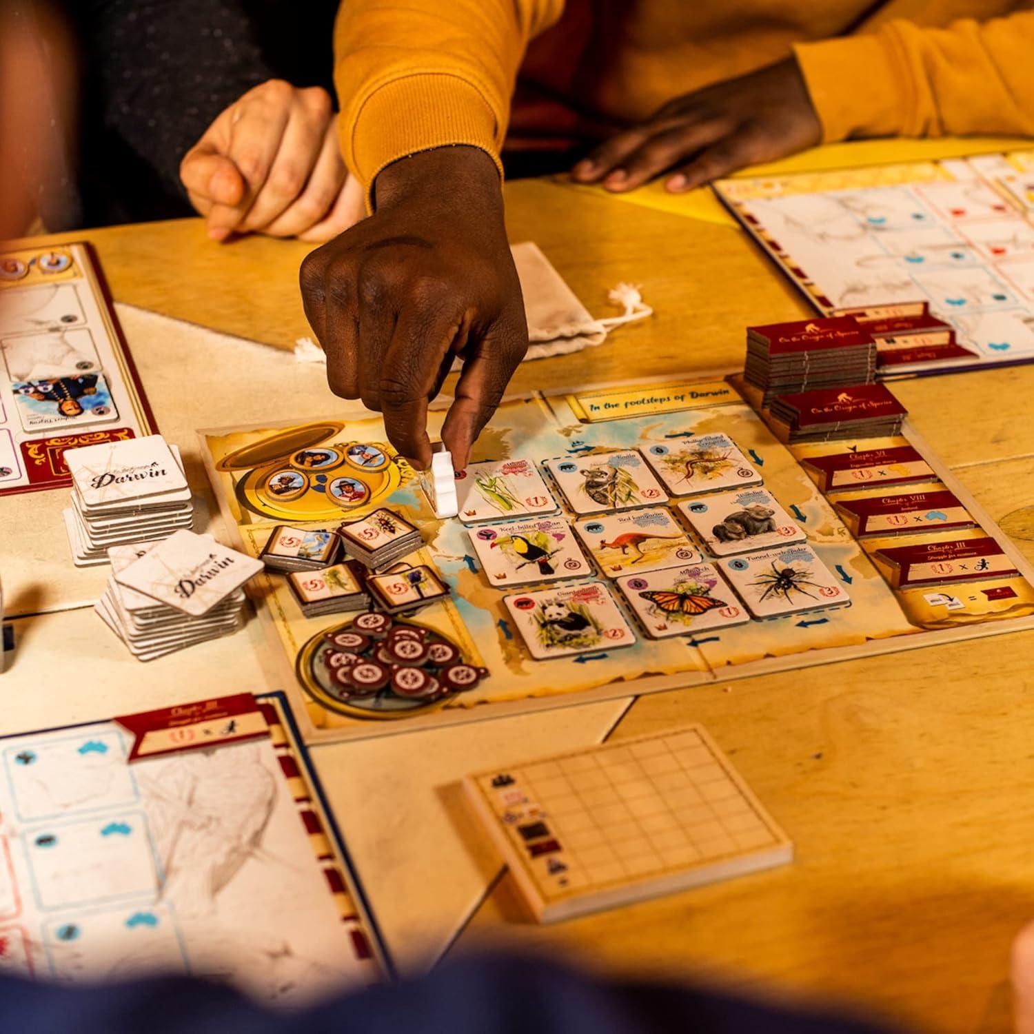 Juego de mesa En los pasos de Darwin Hachette 2-5 jugadores