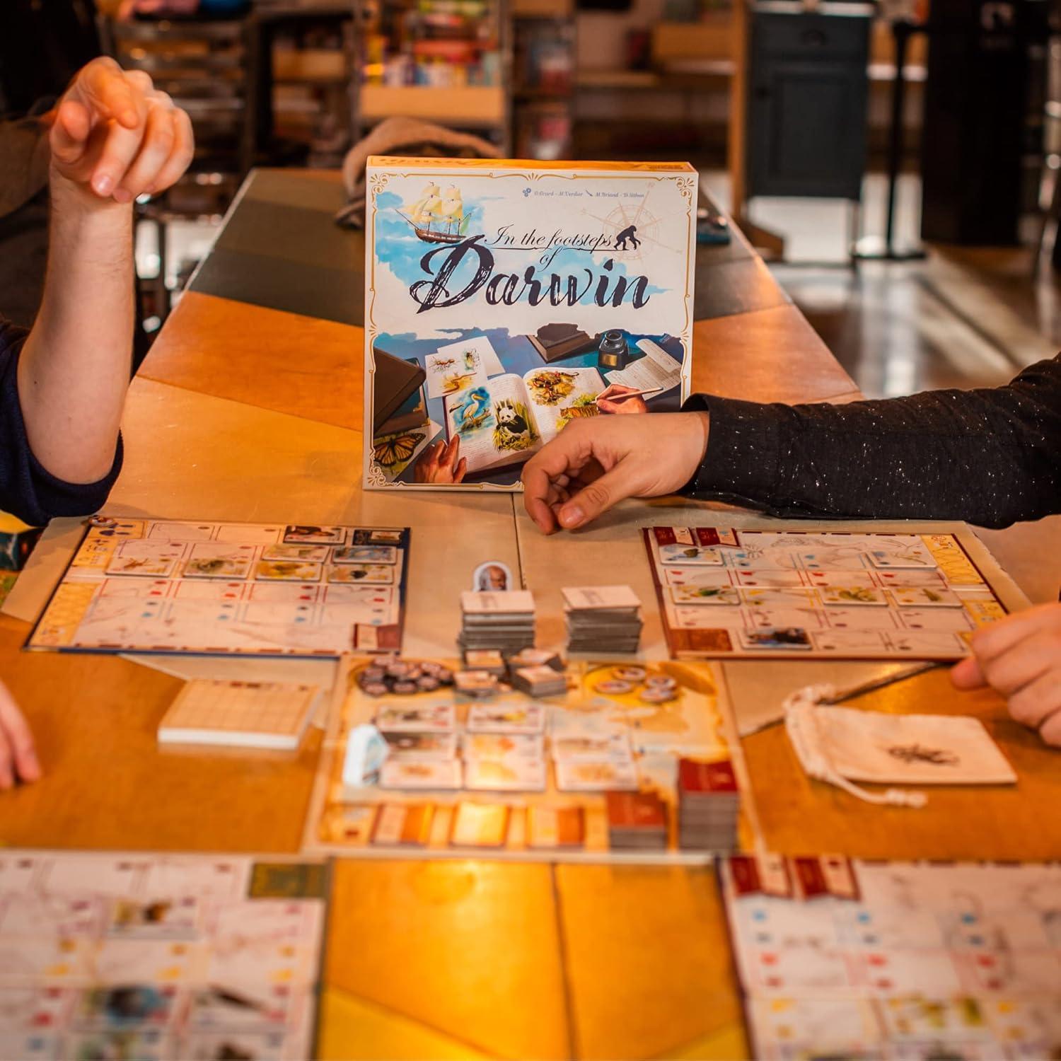Juego de mesa En los pasos de Darwin Hachette 2-5 jugadores