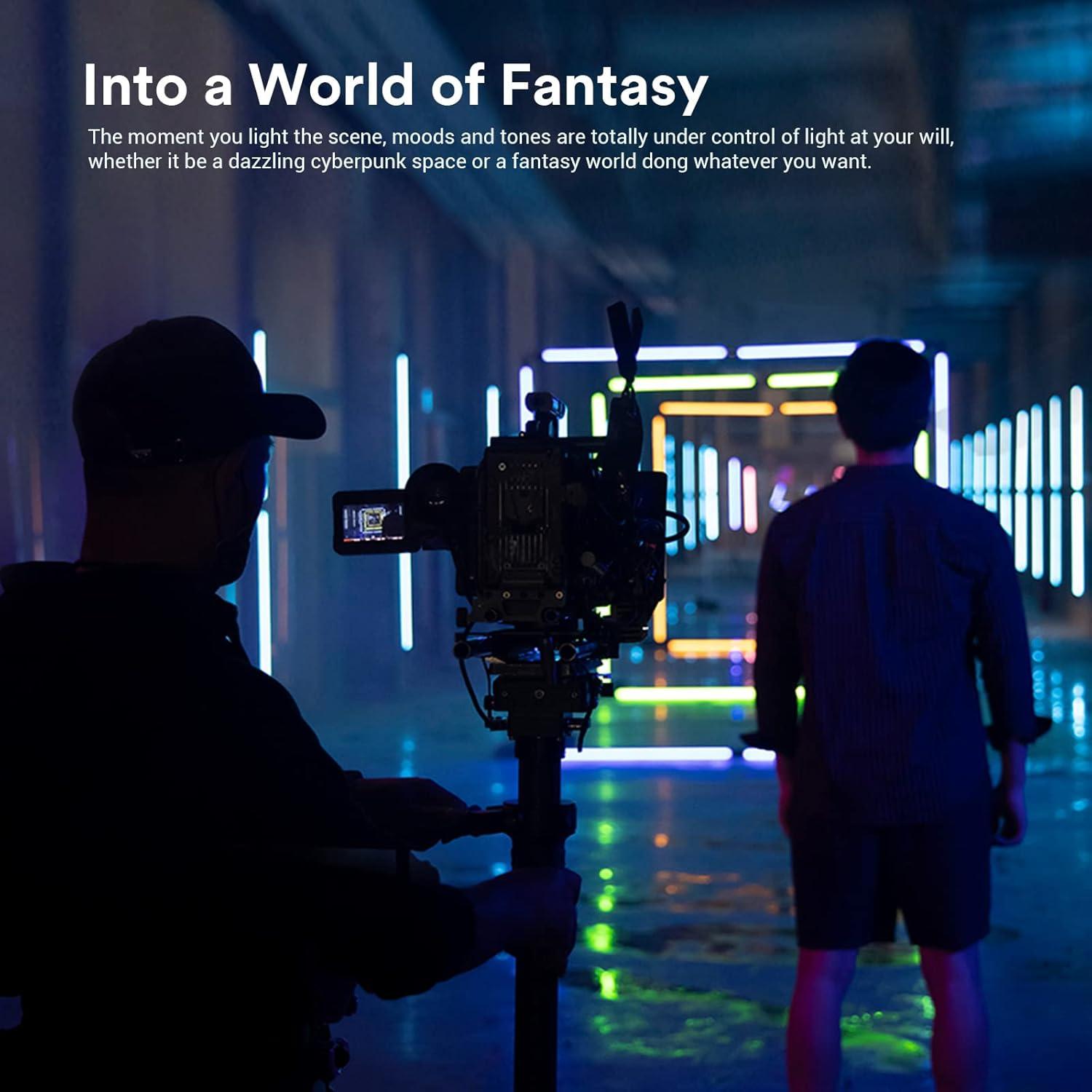 Godox TL120 Kit de 4 Tubos de Luz RGB Recargables 2700K-6500K