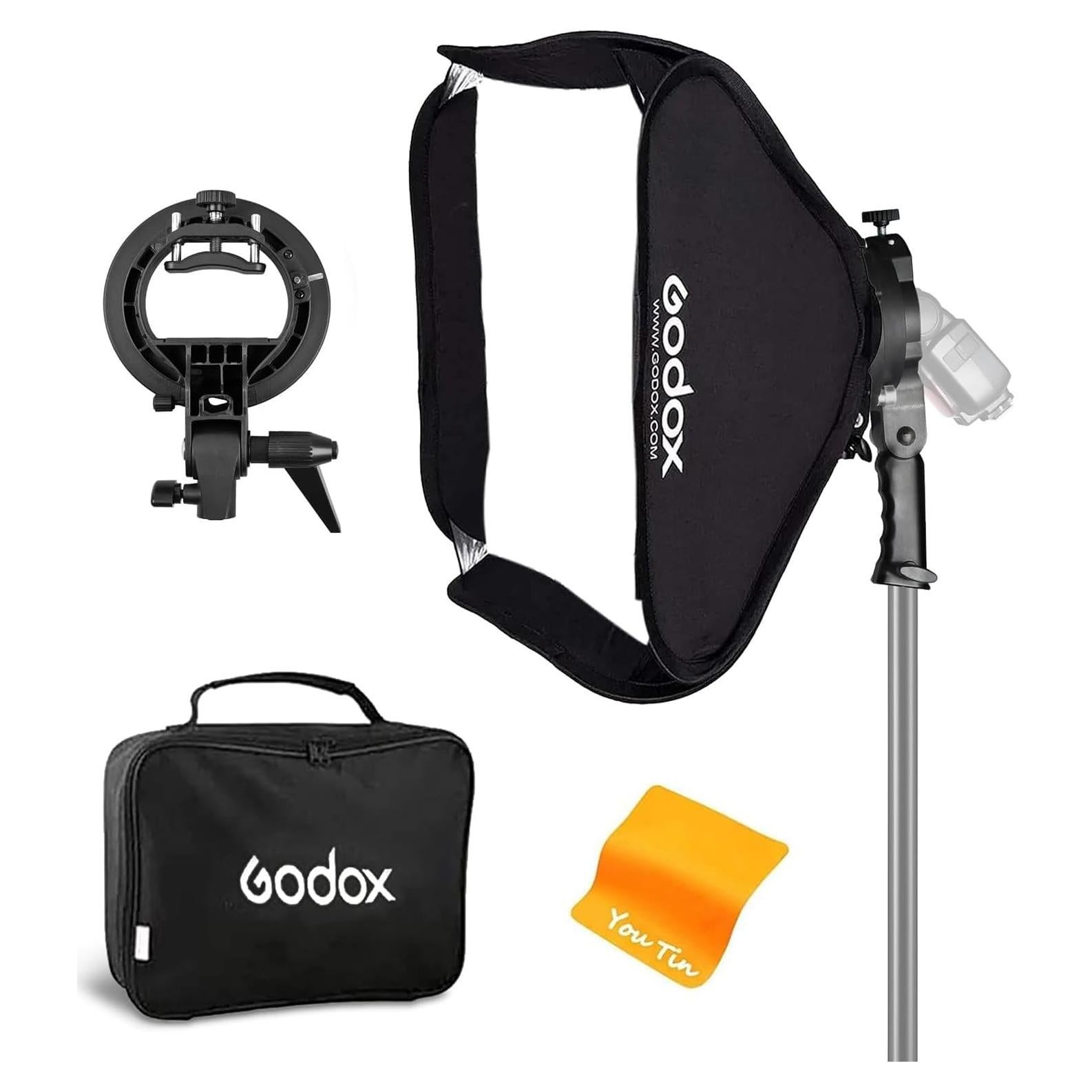 Godox Softbox Plegable 32x32" Montaje Bowens para Flash